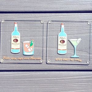 Tito’s Vodka Acrylic Coasters